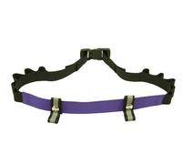 ANDREAS WIPPER Laufgürtel mit Gelschlaufen, Startnummernhalter, Startnummerngurt, Startnummernbefestigung, Startnummernband Violet Edition