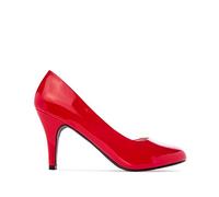 Andrés Machado - Damen Elegante Lackleder Pumps mit 9,5 cm Absatz - AM422 - Damen Sommer High Heels - Kleines Modell - Rotes Lackleder Größe EU 41