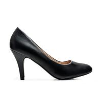 Andrés Machado - Elegante Damenschuhe aus Kunstleder mit 9,5 cm Absatz - AM422 - Damenschuhe - kleine Passform - Kunstleder in Schwarz - Größe EU 36