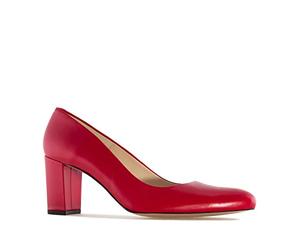 Andrés Machado - Elegante High Heels für Damen aus Glatt- oder Rauleder - ALBA - Bequeme hohe Damenschuhe High Heels für den Sommer - Rot, EU 44