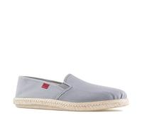 Andrés Machado - Espadrilles für Damen und Herren - AM500 - Slipper für den Sommer - Unisex Hausschuhe - Leinenschuhe mit Rutschfester Gummisohle und Jute - Grau, EU 45
