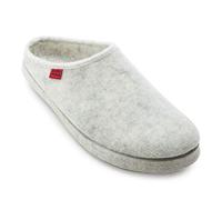 Andrés Machado - Hausschuhe für Damen für Sommer - Unisex Slipper für drinnen und draußen - AM001 - Pantoffeln aus Filz mit rutschfester Gummisohle - Weiß, EU 36