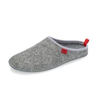 Andrés Machado - Hausschuhe für Damen - Winter - DYNAMIC - Unisex Slipper - Wolle und Filz - rutschfeste Gummisohle und herausnehmbares Fußbett - Grau EU 38