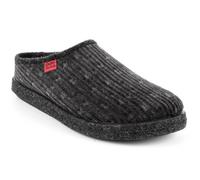 Andrés Machado - Hausschuhe für Herren für Sommer - Unisex Slipper - AM001 für drinnen und draußen - Pantoffeln aus Filz mit rutschfester Gummisohle - Kord Grau, EU 42