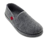 Andrés Machado - Hausschuhe fürfür Herren für Herbst - Unisex Slipper für drinnen und draußen - AM002 - Pantoffeln aus Filz mit rutschfester Gummisohle und geschlossener Hacke - Grau, EU 45