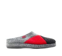 Andres Machado Unisex Hausschuhe für Damen und Herren für Sommer und Winter - Slipper/Pantoffeln - AM001, Multi Rot, 36 EU