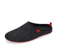 Andres Machado Unisex Hausschuhe für Damen und Herren für Sommer und Winter - Slipper/Pantoffeln Dynamic - mit Rutschfester Gummisohle und herausnehmbarem Fußbett, Schwarz Rot, 49 EU