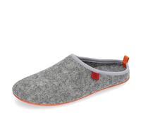 Andres Machado Unisex Hausschuhe für Damen und Herren für Sommer und Winter - Slipper/Pantoffeln Dynamic, Grau Orange, 40 EU