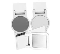 ANDRESLAD 3 Stück Edelstahl Geldklammer Leichter Kompakter Money Clip für Bargeld Kreditkarten und Belege rutschfeste Metall Klammer zur Sicheren Aufbewahrung von Geldscheinen und