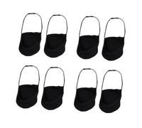 ANDRESLAD Damen Füßlinge Niedrig Geschnitten Unsichtbare Socken Schwarz Atmungsaktiv Elastisch Rutschfest Für Flats Pumps High Heels