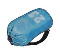 ANDRESLAD Sportbeutel mit Kordelzug Basketball Turnbeutel für Kleiner Sportrucksack aus Atmungsaktivem Mesh Blau Verstärkter Verschluss Vielseitig für Fußball und Fitness
