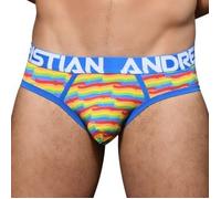 Andrew Christian Almost Naked Pride Flag Brief Mixed Polyamid Medium Herren