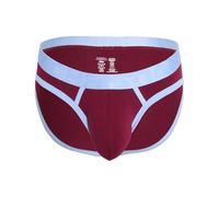 Andrew Christian Bulge C-Ring Brief Burgundy - Rot - 1 x Größe XL