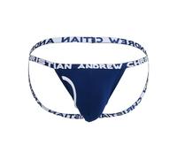 Andrew Christian - Herren Jockstrap Unterwäsche - Fly Jock w/Almost Naked® Blau - 1x Größe XL