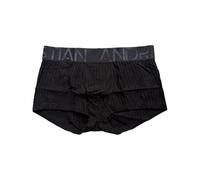 Andrew Christian - Männer Boxer Slip Unterwäsche - Essential Rib Boxer w/Almost Naked® Black - 1x Größe XXL