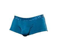 Andrew Christian - Männer Boxer Slip Unterwäsche - Sensual Rib Boxer w/Almost Naked® Teal - 1x Größe L
