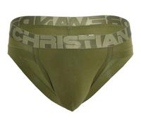 Andrew Christian - Männer Slip Unterwäsche - Bubble Butt Brief w/Almost Naked® Olive - 1x Größe XL