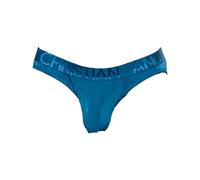 Andrew Christian - Männer Slip Unterwäsche - Sensual Rib Brief w/Almost Naked® Teal - 1x Größe XL