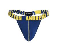 Andrew Christian - Männer Thongs Unterwäsche - Happy G-String w/Almost Naked® Blau - 1x Größe L