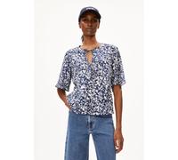 ARMEDANGELS ANDRIKAA MOSAIC LINO - Damen Bluse aus Leinen-Mix night sky L