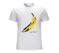 Andy Warhol Banana The Velvet Under Ground & Nico Rock Mens T-Shirt White Unisex Tee XL