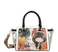 Anekke Große Bowlingtasche, inspiriertes Design, abnehmbare Umhängetasche und Taschen, 34 x 27 x 12 cm, elegante Accessoires für Damen, Mehrfarbig, Large