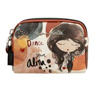 Anekke Alma Coin Purse Schlüsselmäppchen 40709-018-braun / beige