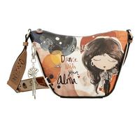 Anekke Alma ovale Umhängetasche, kompakt und elegant, verstellbarer Griff und Taschen, Maße: 28 x 17 x 10 cm, Zubehör und Accessoires für Damen, Mehrfarbig