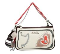 Anekke Alma Tasche - Kompakte Eleganz für besondere Anlässe | Metallgriff und verstellbarer Schultergurt | Maße: 25 x 15 x 5 cm - Originelles Zubehör, Mehrfarbig