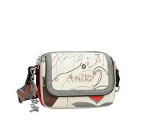 Anekke Alma ovale Umhängetasche mit Revers, innovatives und geräumiges Design, 3 Fächer und verstellbarer Griff, Maße: 25 x 18 x 8 cm, Damentaschen, Mehrfarbig, Medium