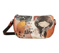 Anekke Alma Ovale Umhängetasche, mittelgroß, leicht und vielseitig, Reißverschluss und verstellbarer Griff, Maße: 19 x 13 x 10 cm, Zubehör und Accessoires für Damen, Mehrfarbig