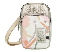 Anekke Mini-Schultertasche mit Fronttasche, kompakt und modern, verstellbarer Griff, Maße: 12 x 19 x 5 cm, Accessoires für Damen, Mehrfarbig