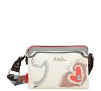 Anekke Umhängetasche mit zwei Fächern, praktisch und funktional, unabhängige Fächer und Gesäßtasche, Maße: 24 x 16 x 8 cm, Accessoires für Damen, Mehrfarbig, OneSize