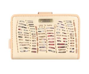 Anekke Amazonia Geldbörse RFID Schutz 13.5 cm beige