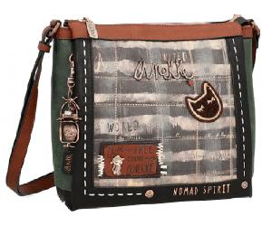 Anekke - Anekke Canada Schultertasche mit 3 Fächern gemustert Multicolor