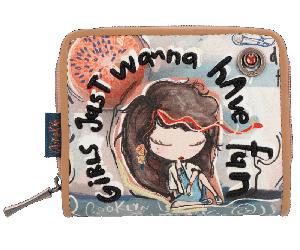 Anekke - Anekke Mini Bolso Bandolera Sintetico Geldbörse klein beige/blau Beige