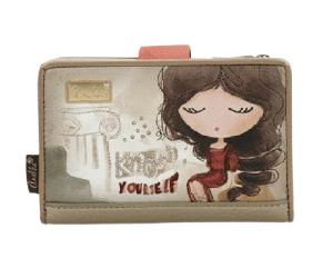 Anekke - Anekke Muse Damenbörse RFID-Schutz gemustert beige Multicolor