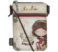 Anekke - Anekke Muse Umhängetasche Hochformat klein gemustert beige Beige