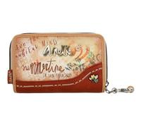 Anekke Flower Geldbörse RFID Schutz 15 cm mehrfarbig (TAS012085) braun