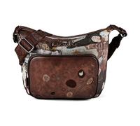 Anekke Große Umhängetasche mit Außentaschen, großes Fassungsvermögen, Umhängetasche, Maße: 27/24/10 cm, Zubehör und Accessoires für Damen, Mehrfarbig