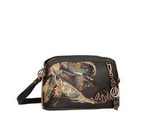 Anekke Umhängetasche mit 3 Fächern, mehrere Fächer, mittlere Größe, Umhängetasche, Maße: 23/16/11 cm, Zubehör und Accessoires für Damen, Mehrfarbig