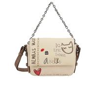 Anekke Fun & Music Energy Umhängetasche Beige 24x18x7cm