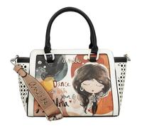 Anekke Große Bowlingtasche, inspiriertes Design, abnehmbare Umhängetasche und Taschen, 34 x 27 x 12 cm, elegante Accessoires für Damen, Mehrfarbig, Large