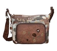 Anekke Große Umhängetasche mit Außentaschen, großes Fassungsvermögen, Umhängetasche, Maße: 27/24/10 cm, Zubehör und Accessoires für Damen, Mehrfarbig