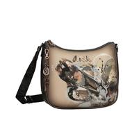 Anekke Große Umhängetasche mit Flügeln, großes Fassungsvermögen, Umhängetasche, Maße: 34/27/13 cm, Zubehör und Accessoires für Damen, Mehrfarbig