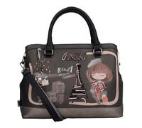 Anekke Kurzhenkeltasche Mademoiselle Multicolor Braun/Weinrot/Schwarz