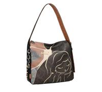 Anekke Heartbeat Schultertasche, großes Fassungsvermögen, Schultertasche, 33/33/15 cm, Zubehör und Accessoires für Damen, Mehrfarbig