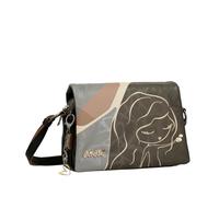 Anekke Heartbeat Umhängetasche, große Kapazität, Umhängetasche, Maße: 24/18/8 cm, Zubehör und Accessoires für Damen, Mehrfarbig