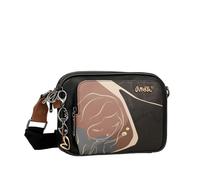 Anekke Heartbeat Umhängetasche mit 3 Fächern, funktionales Design, Maße: 25/19/6 cm, Zubehör und Accessoires für Damen, Mehrfarbig