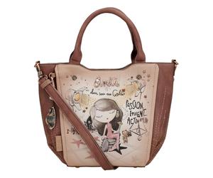 Anekke Hollywood Tote Bag With Shoulder Strap Multicolor